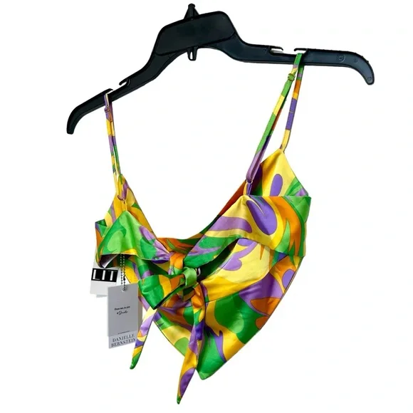 NWT Danielle Bernstein Saved by the Bell Cowl Top Sz S - Picture 7 of 16